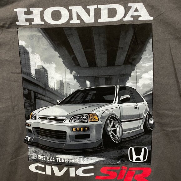 Honda Civic SiR Car Tshirt size Large - Picture 2 of 5
